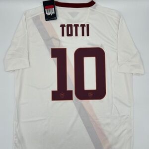 Totti #10 Roma 2014/2015 away ORIGINAL Nike VTG Rare Soccer Jersey (L)
